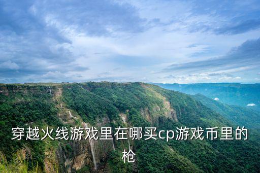 穿越火线游戏里在哪买cp游戏币里的枪