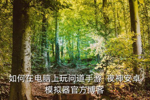 问道手游怎么从电脑玩，如何在电脑上玩问道手游  夜神安卓模拟器官方博客