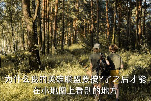 为什么我的英雄联盟要按Y了之后才能在小地图上看别的地方