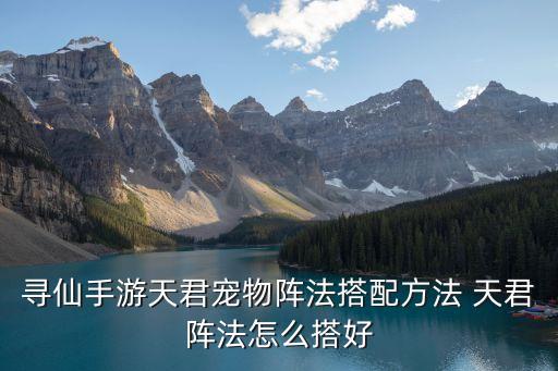寻仙手游天君怎么打出伤害，寻仙天君打架要怎么样操作求高手