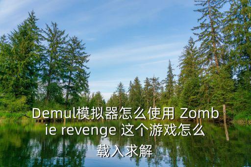 Demul模拟器怎么使用 Zombie revenge 这个游戏怎么载入求解