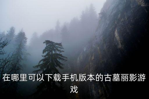 古墓丽影手游版教你怎么下载，手机版古墓丽影如何下载