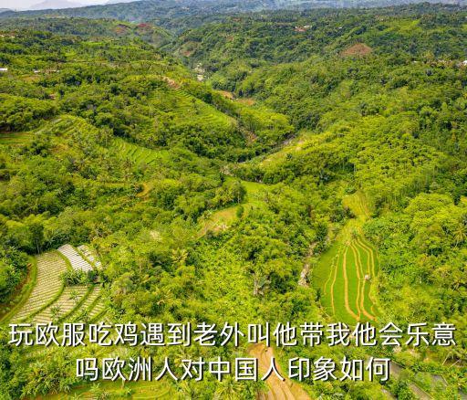 玩欧服吃鸡遇到老外叫他带我他会乐意吗欧洲人对中国人印象如何