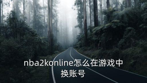 手游2k怎么换号，新手刚玩想知道怎么切换账号啊第一抽了个美