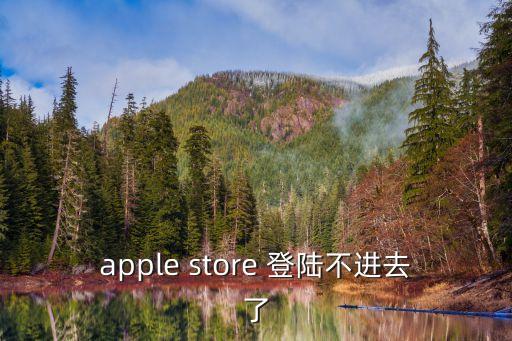 苹果云顶手游怎么登不进，apple store 登陆不进去了