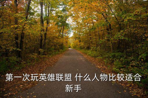 第一次玩英雄联盟 什么人物比较适合新手
