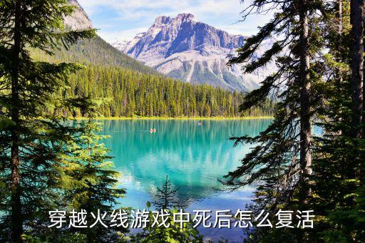 穿越火线游戏中死后怎么复活