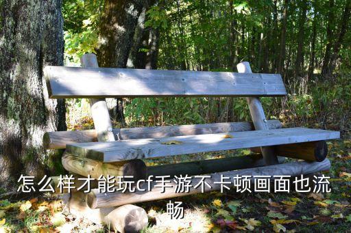 怎么样才能玩cf手游不卡顿画面也流畅