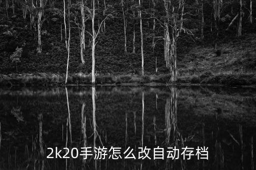 2k20手游怎么改自动存档