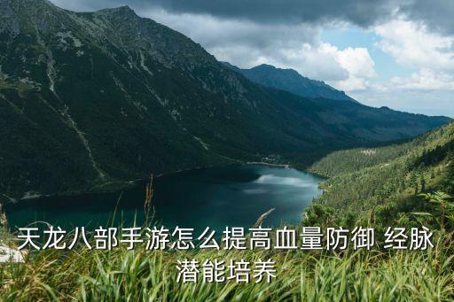 天龙八部手游怎么提高血量防御 经脉潜能培养