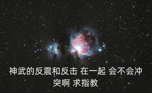 神武手游反震怎么调，神武的反震和反击 在一起 会不会冲突啊 求指教