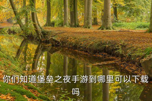 你们知道堡垒之夜手游到哪里可以下载吗