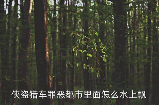 侠盗猎车罪恶都市里面怎么水上飘