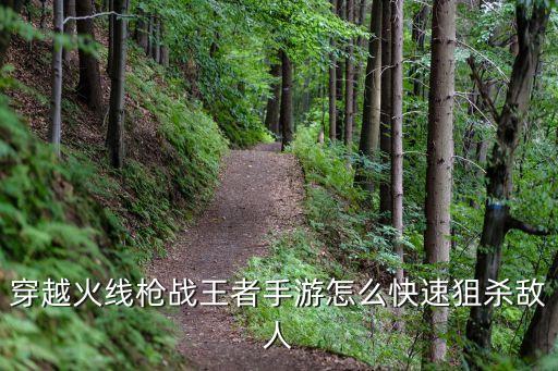 手游穿越火线怎么快速闪狙，穿越火线怎样闪狙