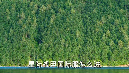 星际战甲国际服怎么进