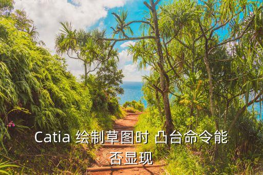 Catia 绘制草图时 凸台命令能否显现