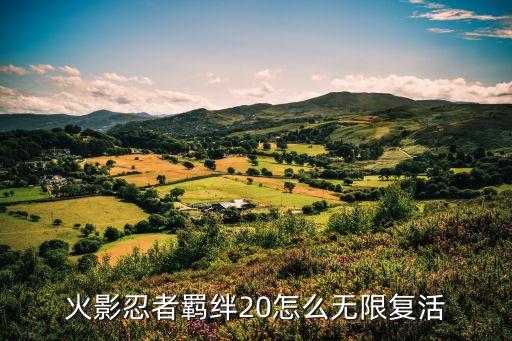 火影忍者羁绊20怎么无限复活