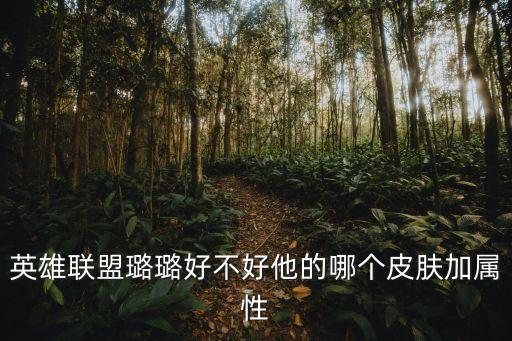 英雄联盟璐璐好不好他的哪个皮肤加属性