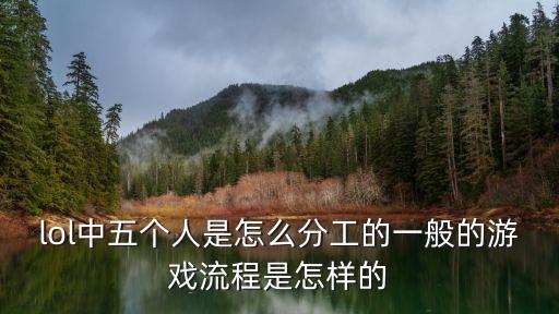 lol中五个人是怎么分工的一般的游戏流程是怎样的