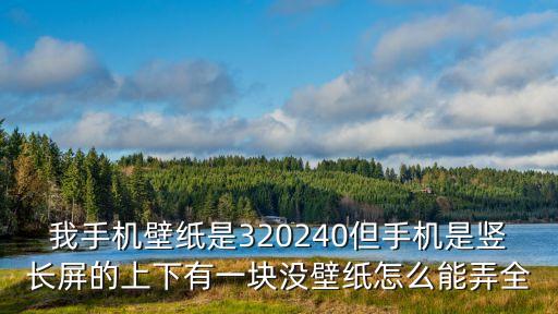 我手机壁纸是320240但手机是竖长屏的上下有一块没壁纸怎么能弄全