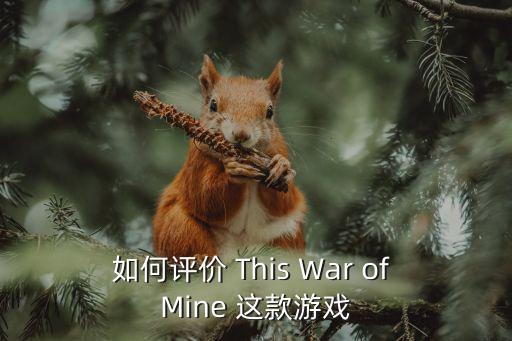 如何评价 This War of Mine 这款游戏