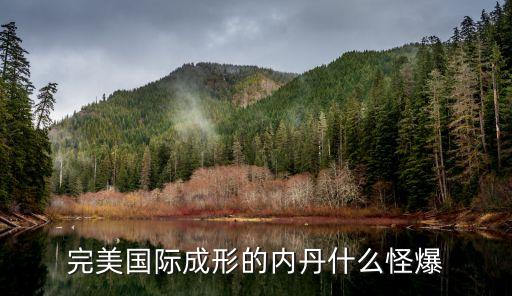 完美国际成形的内丹什么怪爆