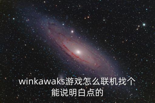 winkawaks游戏怎么联机找个能说明白点的