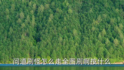 问道刷怪怎么走全图刷啊按什么