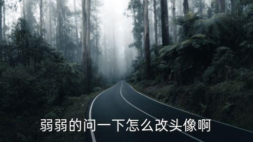 弱弱的问一下怎么改头像啊