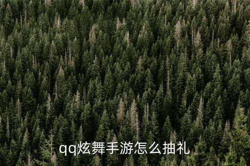 qq炫舞手游怎么抽礼