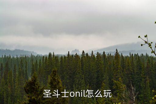 圣斗士onil怎么玩