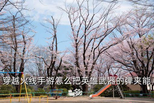 穿越火线手游怎么把英雄武器的弹夹能多