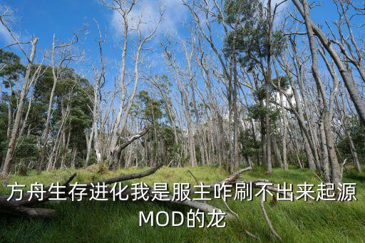 方舟生存进化我是服主咋刷不出来起源MOD的龙