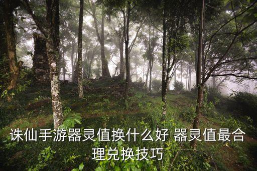 诛仙手游器灵值换什么好 器灵值最合理兑换技巧