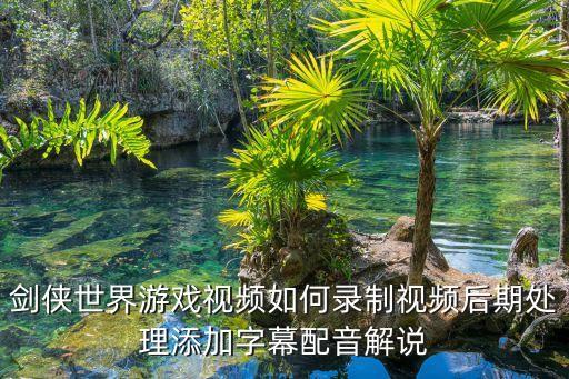 剑侠世界游戏视频如何录制视频后期处理添加字幕配音解说