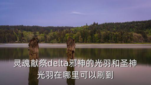 灵魂献祭delta邪神的光羽和圣神光羽在哪里可以刷到
