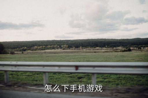 怎么下手机游戏