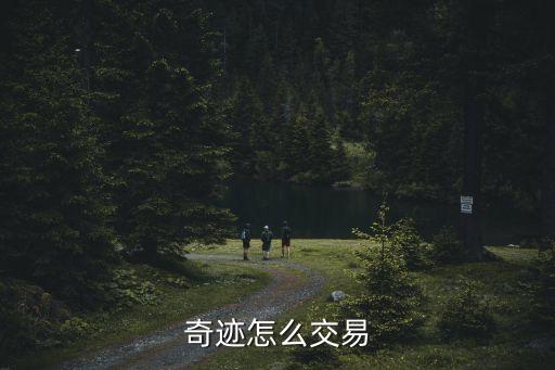 奇迹怎么交易