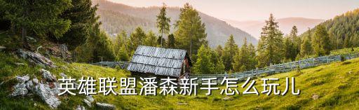 英雄联盟潘森新手怎么玩儿