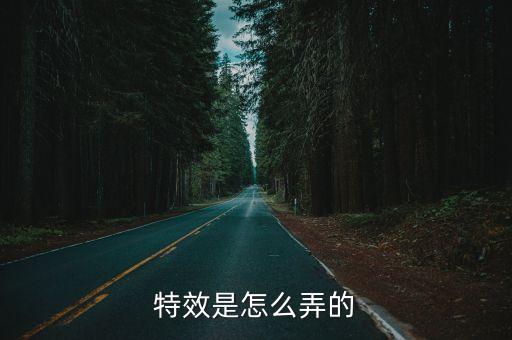 特效是怎么弄的