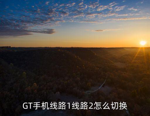 GT手机线路1线路2怎么切换