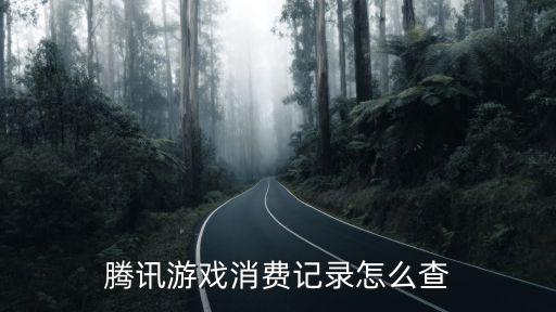 腾讯游戏消费记录怎么查