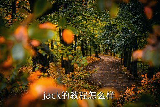 jack的教程怎么样