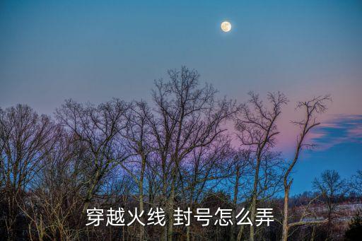 穿越手游怎么封号，穿越火线手游违规了当时就封号吗