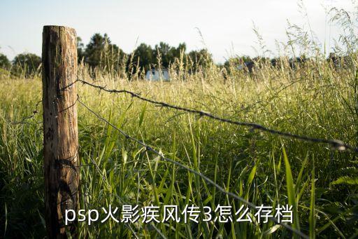 psp火影疾风传3怎么存档