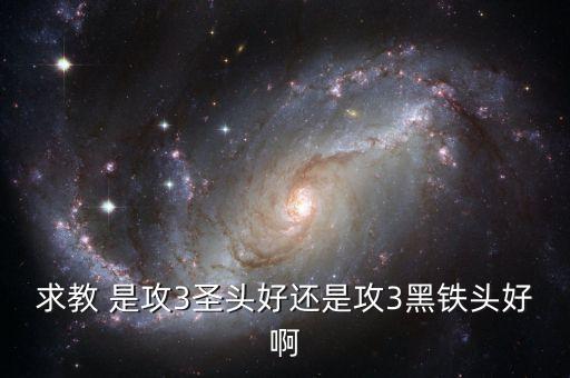 求教 是攻3圣头好还是攻3黑铁头好啊