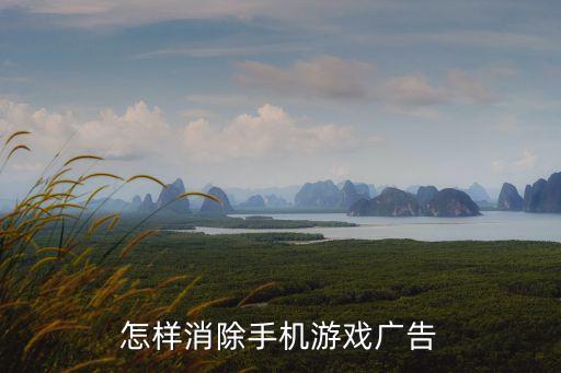 怎样消除手机游戏广告