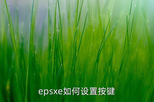 epsxe如何设置按键