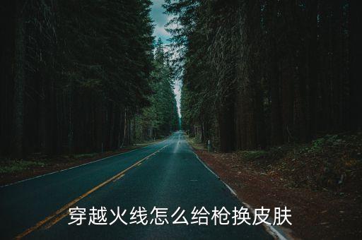 穿越火线怎么给枪换皮肤