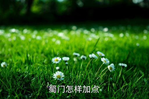 蜀门怎样加点